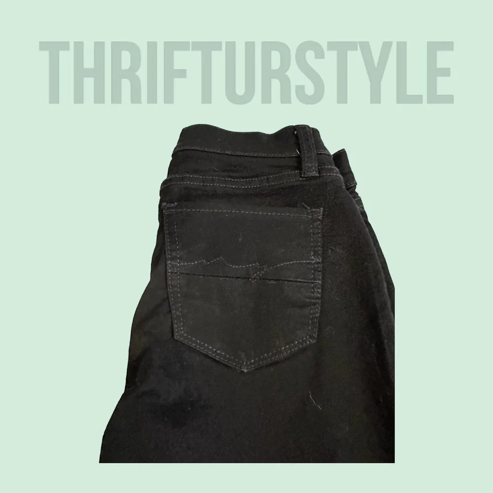 Soho Jeans Bootcut Black Denim Low Rise Size 0‎ Petite